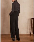 Pantaloni neri Preppy