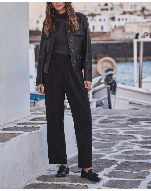 Pantaloni neri Preppy