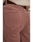 Dunkelrosa Samthose Luna