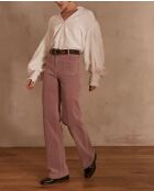 Dunkelrosa Samthose Luna