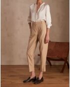 Beigefarbene Hose Flavie