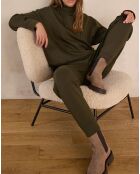 Khakifarbene Jerseyhose Maud