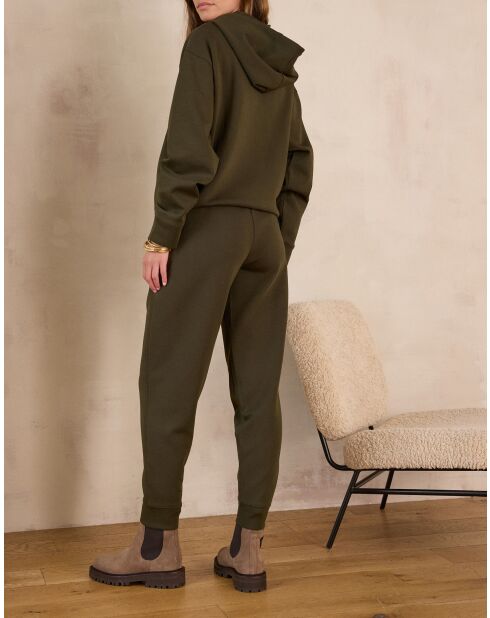 Khakifarbene Jerseyhose Maud