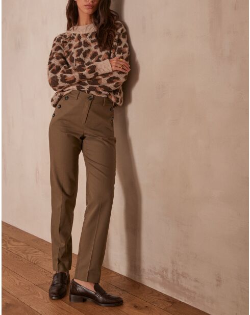 Pantalon Fino kaki