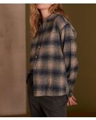 Camisa a cuadros Elie en tinta