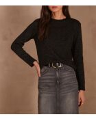 Alea schwarzer Pullover