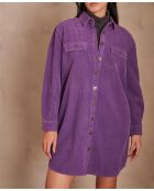 Violette Samtbluse Cendra