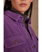 Violette Samtbluse Cendra