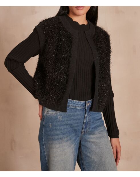 Zwarte jas Charlotte