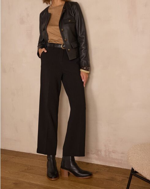 Effen zwarte broek van Melina