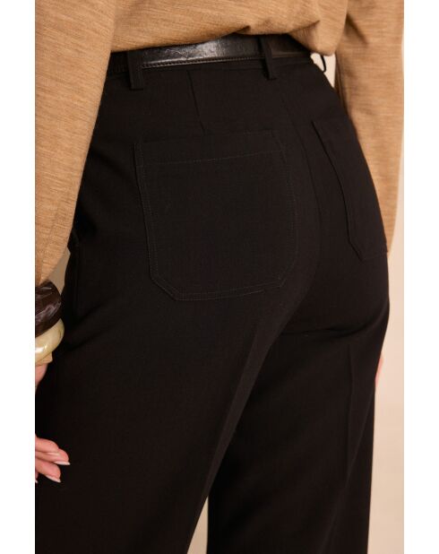 Effen zwarte broek van Melina
