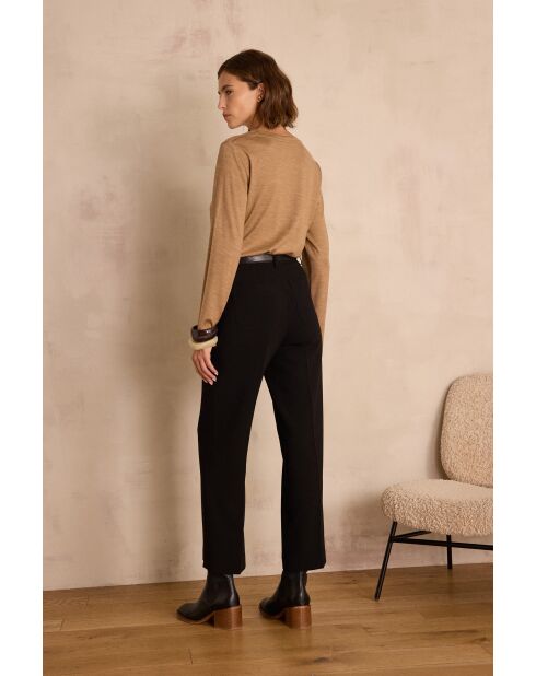 Effen zwarte broek van Melina