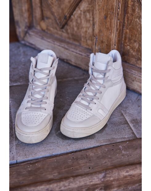 Sneakers Jerry bianche in pelle