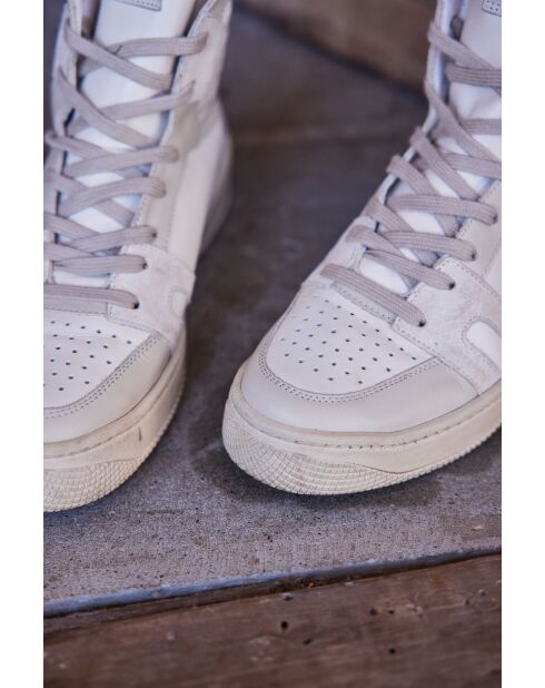 Sneakers Jerry bianche in pelle