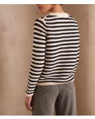 Marineblauwe jas Sofia