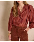Blouse Silas vichy potiron