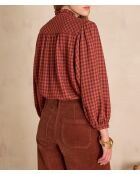 Blouse Silas vichy potiron