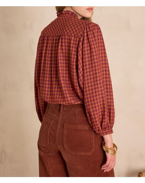 Blouse Silas vichy potiron