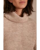 Leichter taupefarbener Pullover Constantin