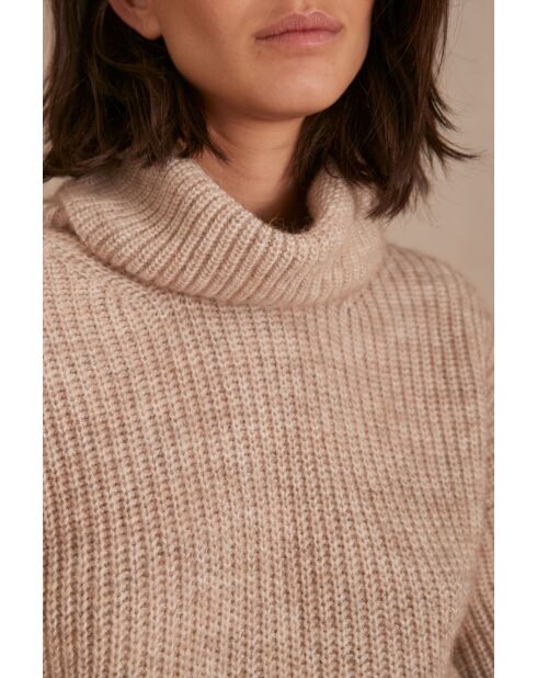 Leichter taupefarbener Pullover Constantin