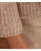 Leichter taupefarbener Pullover Constantin