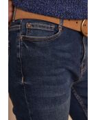 Dunkelindigofarbene Hose Lily Bootcut