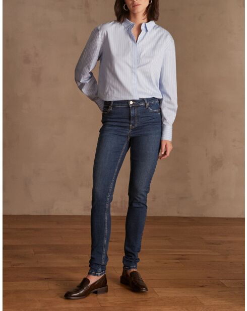 Suzy donkere indigo slimbroek
