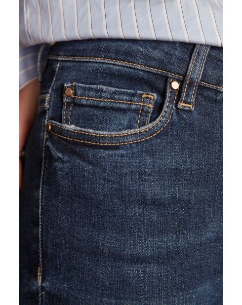 Suzy donkere indigo slimbroek