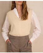 Beiger Pullover Basile
