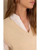 Beiger Pullover Basile
