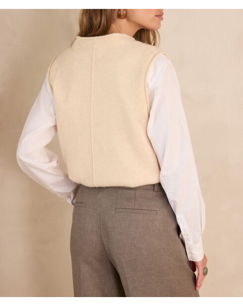 Beiger Pullover Basile