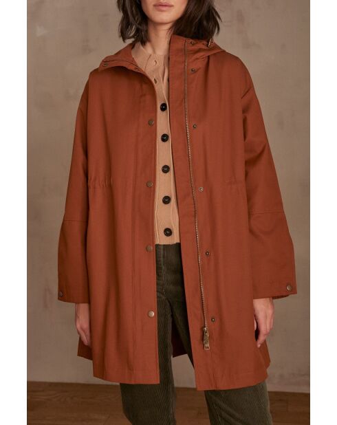 Parka met toffee Anita