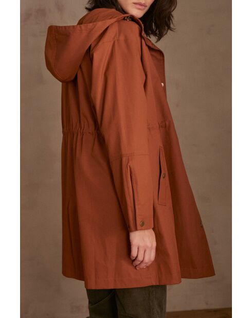 Parka met toffee Anita