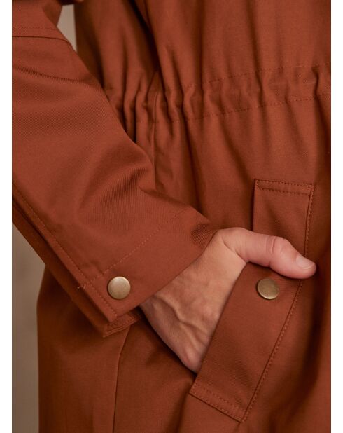 Parka met toffee Anita