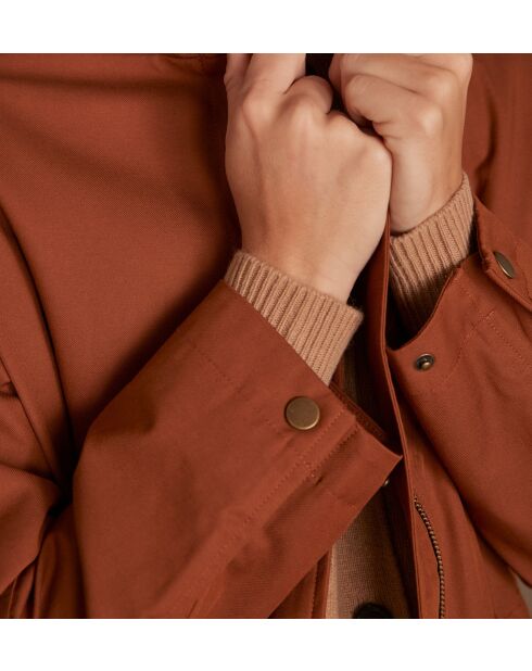 Parka met toffee Anita
