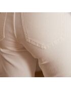 Witte overgeverfde flare-broek Lola