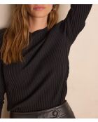 Bridget schwarzer Pullover