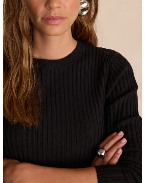 Bridget schwarzer Pullover