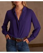 Chemisier Matea uni violet