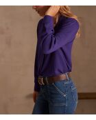 Chemisier Matea uni violet