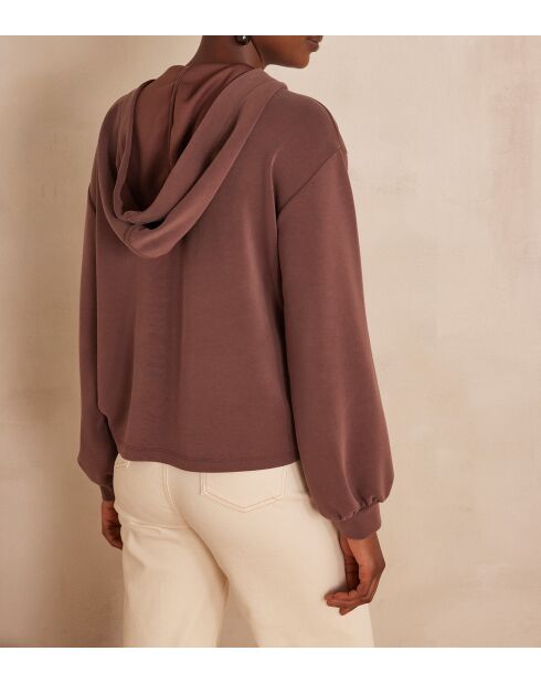 Sweatshirt van chocolade Cadix