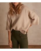 Lewis natürlicher Strickpullover
