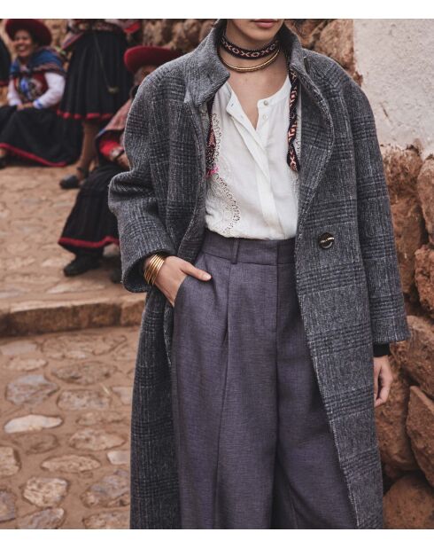 Manteau Ange fantaisie charbon