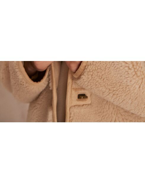 Manteau lainé Nadja bis naturel