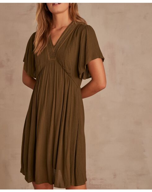 Olivgrünes Kleid Coraline