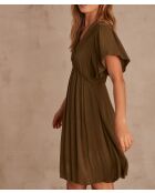 Olivgrünes Kleid Coraline