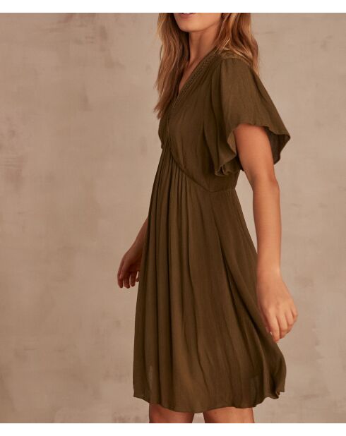 Olivgrünes Kleid Coraline