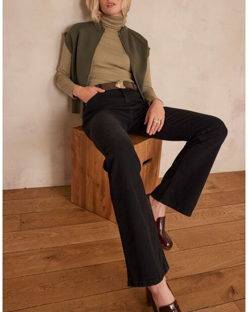 Lily bootcut zwarte broek