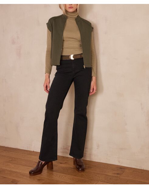 Lily bootcut zwarte broek