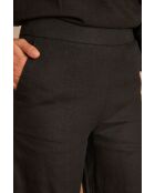 Schwarze Leinenhose Pio